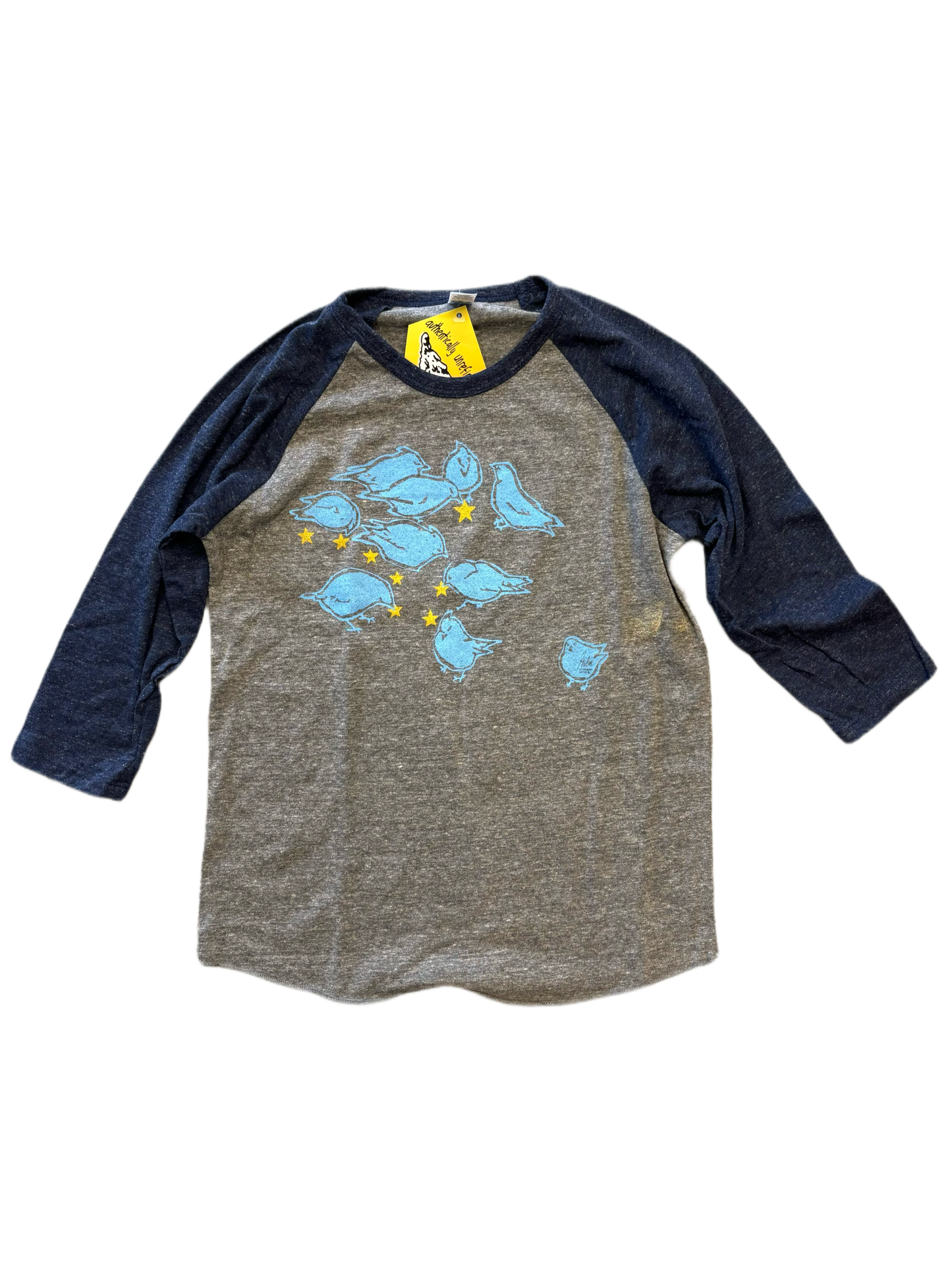 "Birds Feeding on Stars" Kids 3/4-sleeve T-Shirt