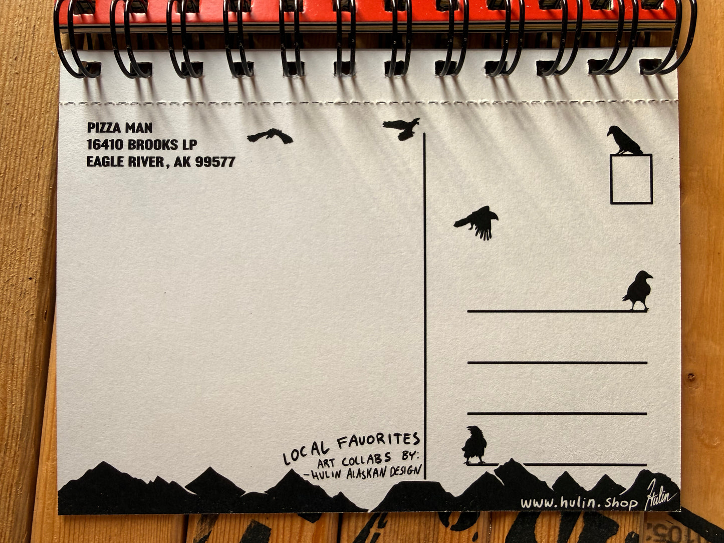 “Local Favorites” postcard art collection