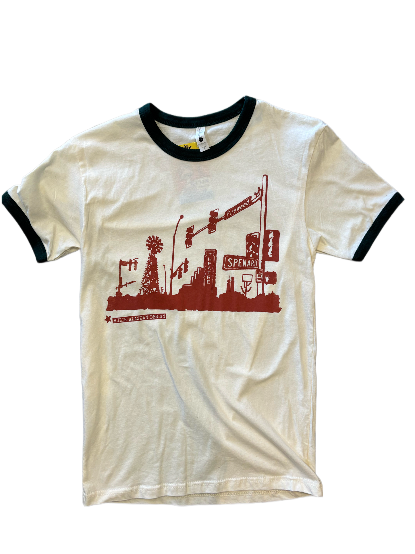Fireweed & Spenard T-Shirt ("Retro Ring" Edition)