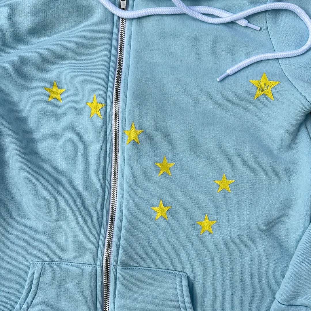 AK Stars Zip-Up (Light Blue)