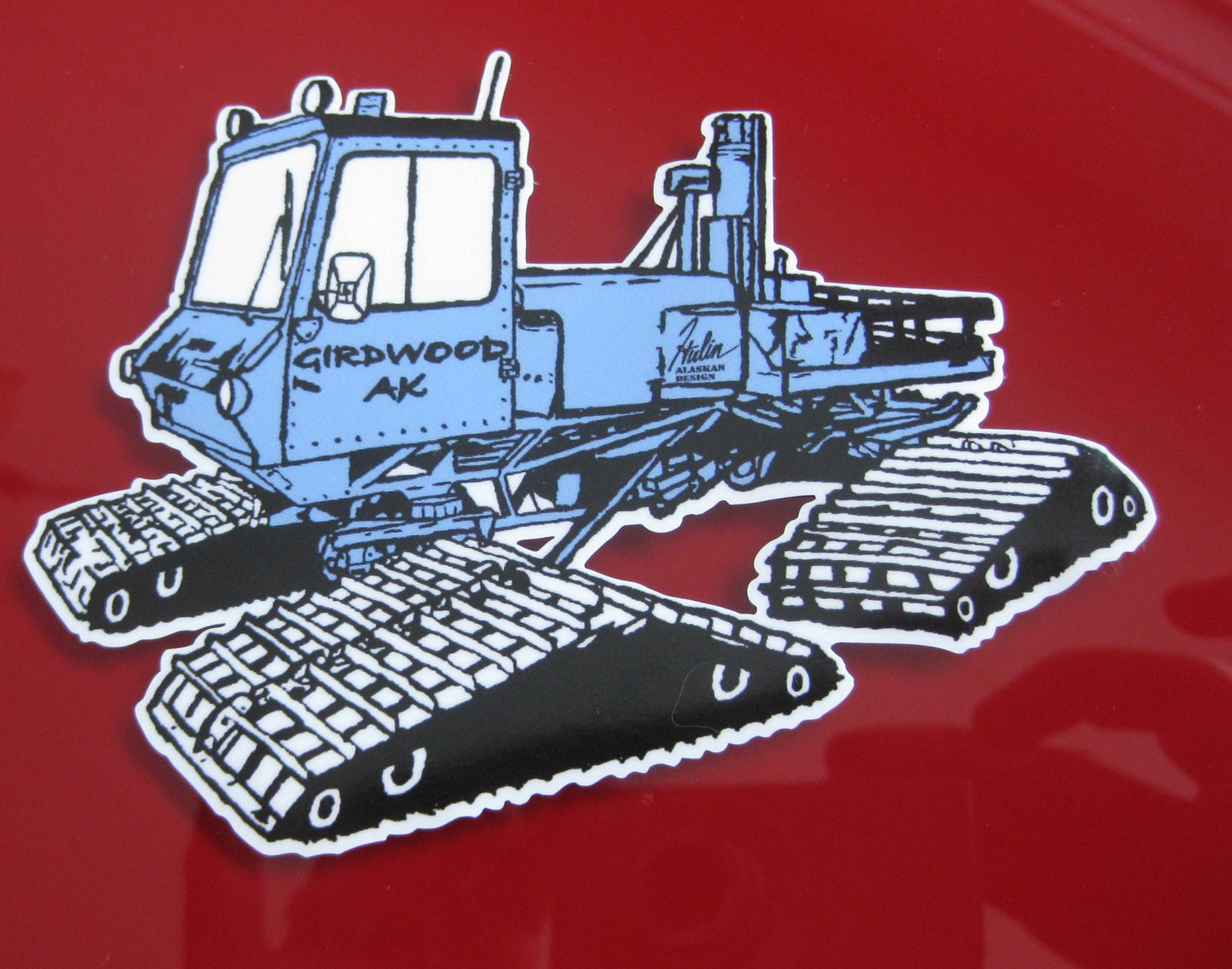Girdwood Snowcat Sticker