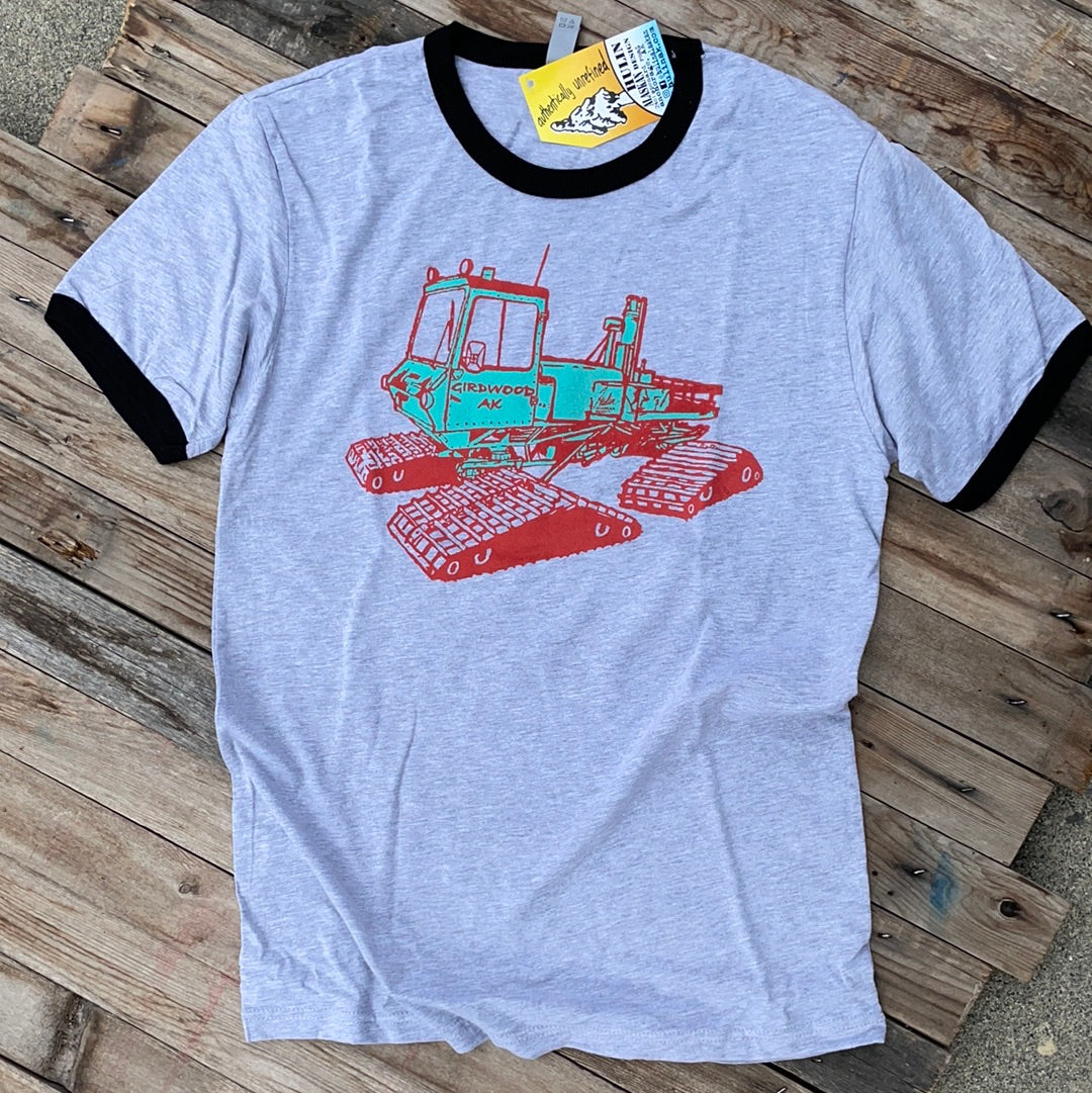 Girdwood Snowcat T-Shirt ("Retro Ring" Edition)