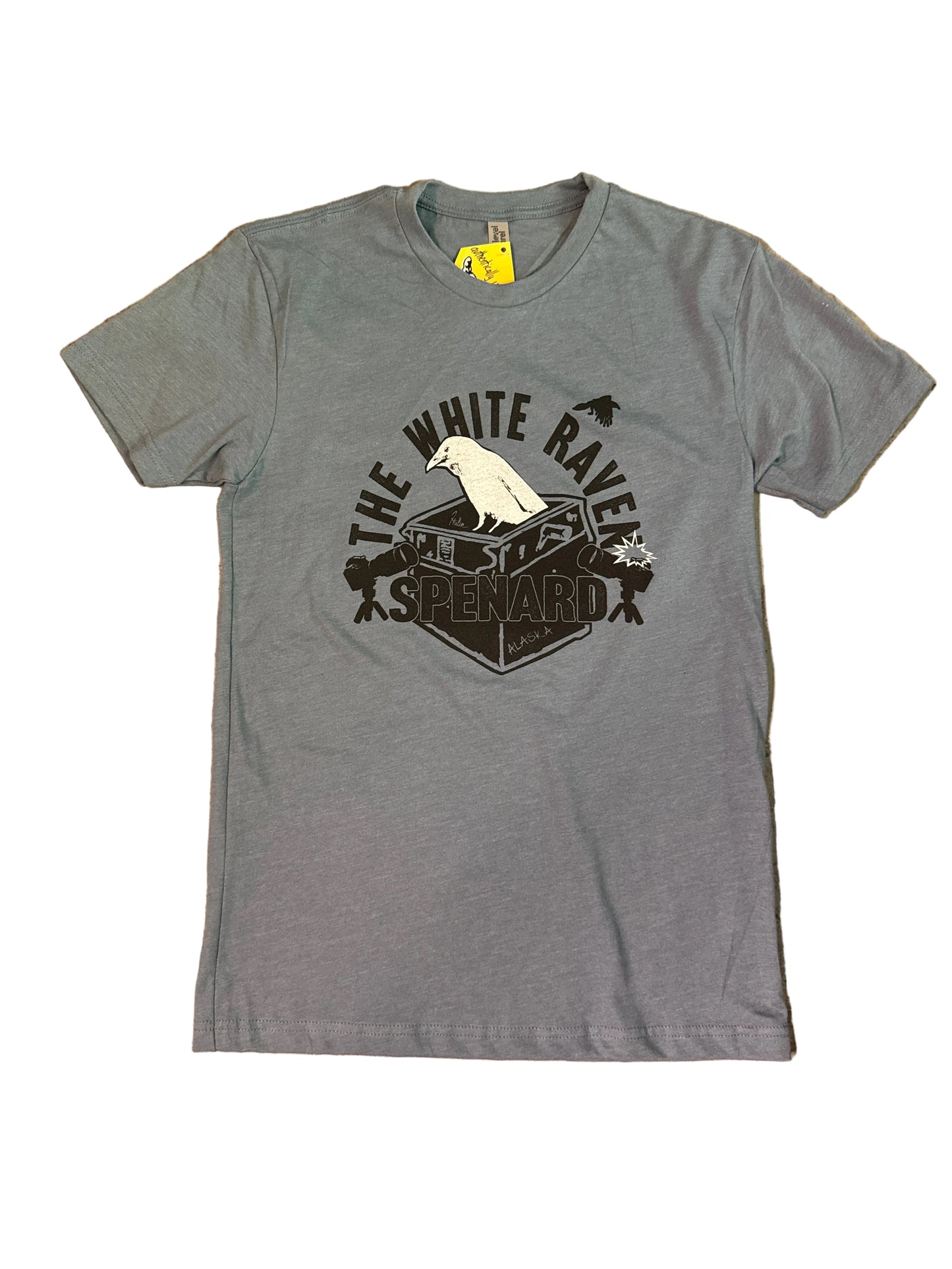 "White Raven" T-Shirt (raven eye blue)
