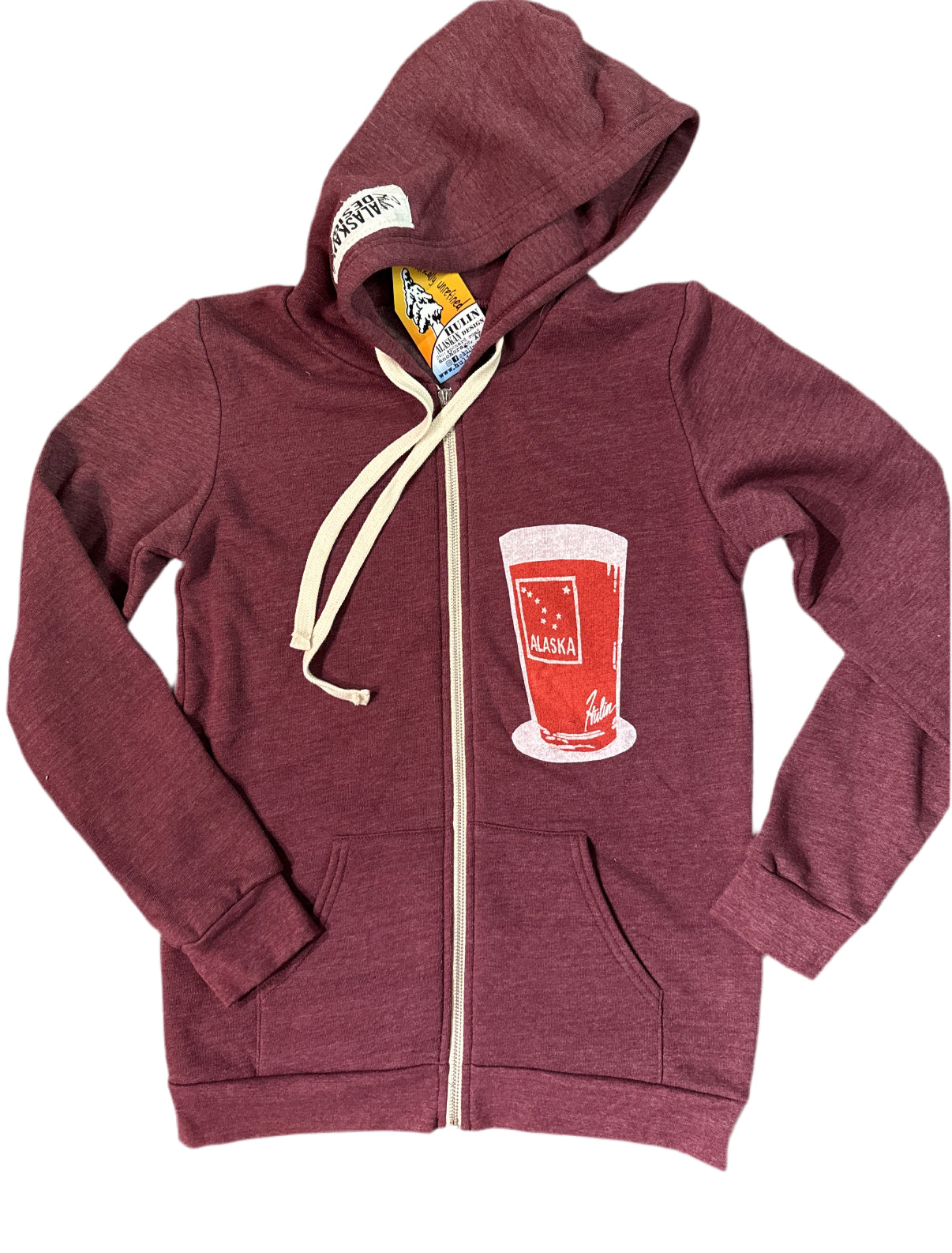 AK Pint Zip-Up (maroon)
