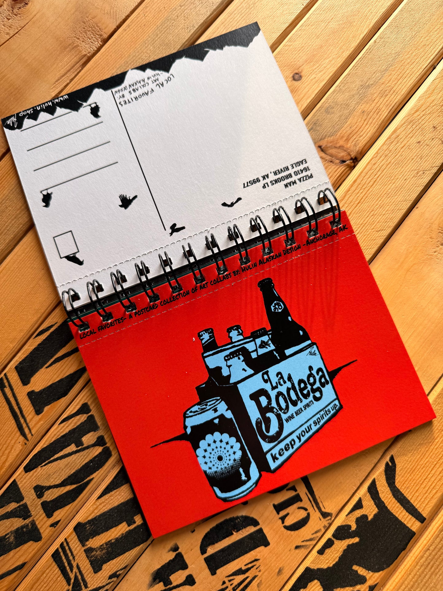 “Local Favorites” postcard art collection