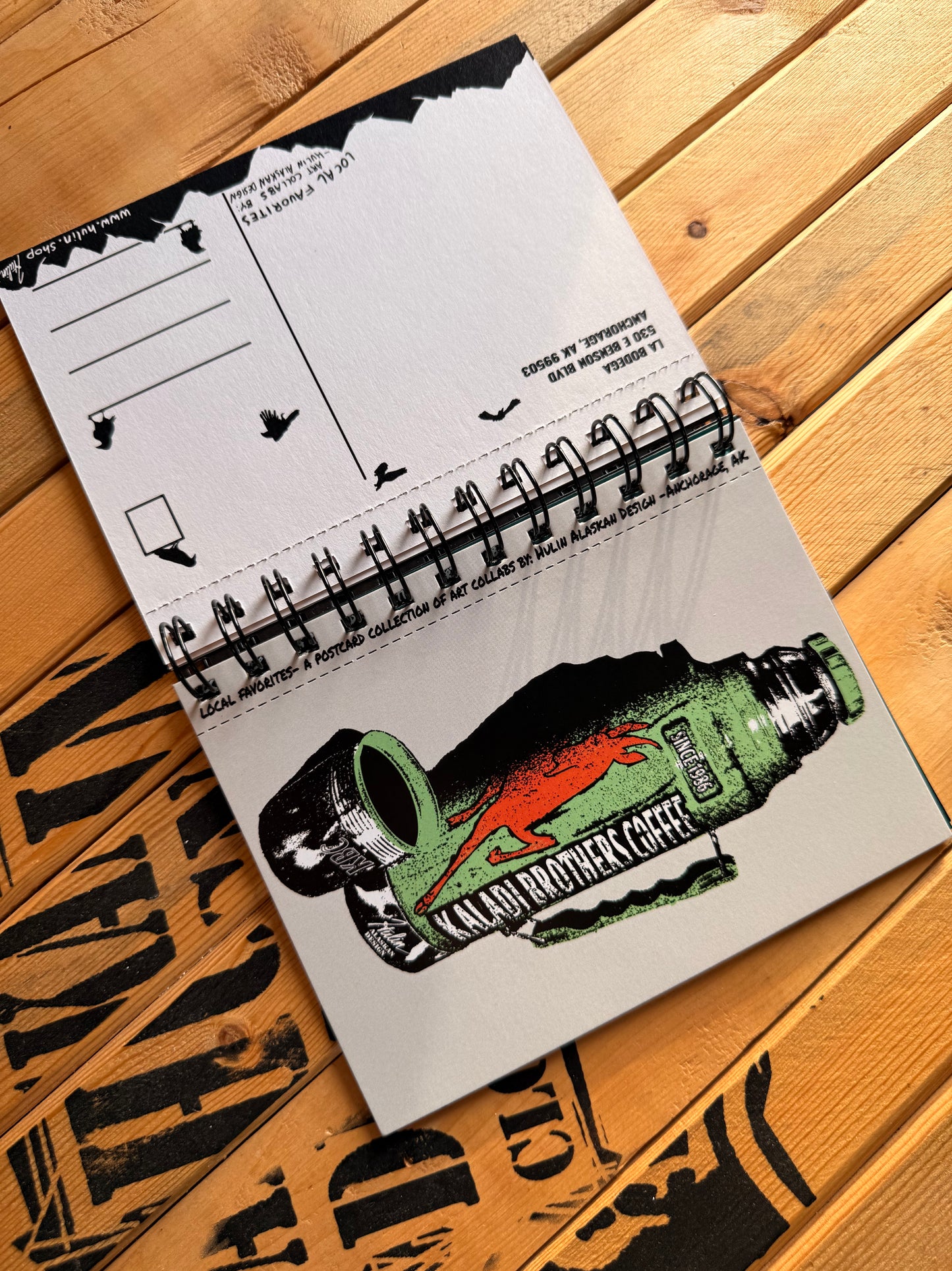 “Local Favorites” postcard art collection