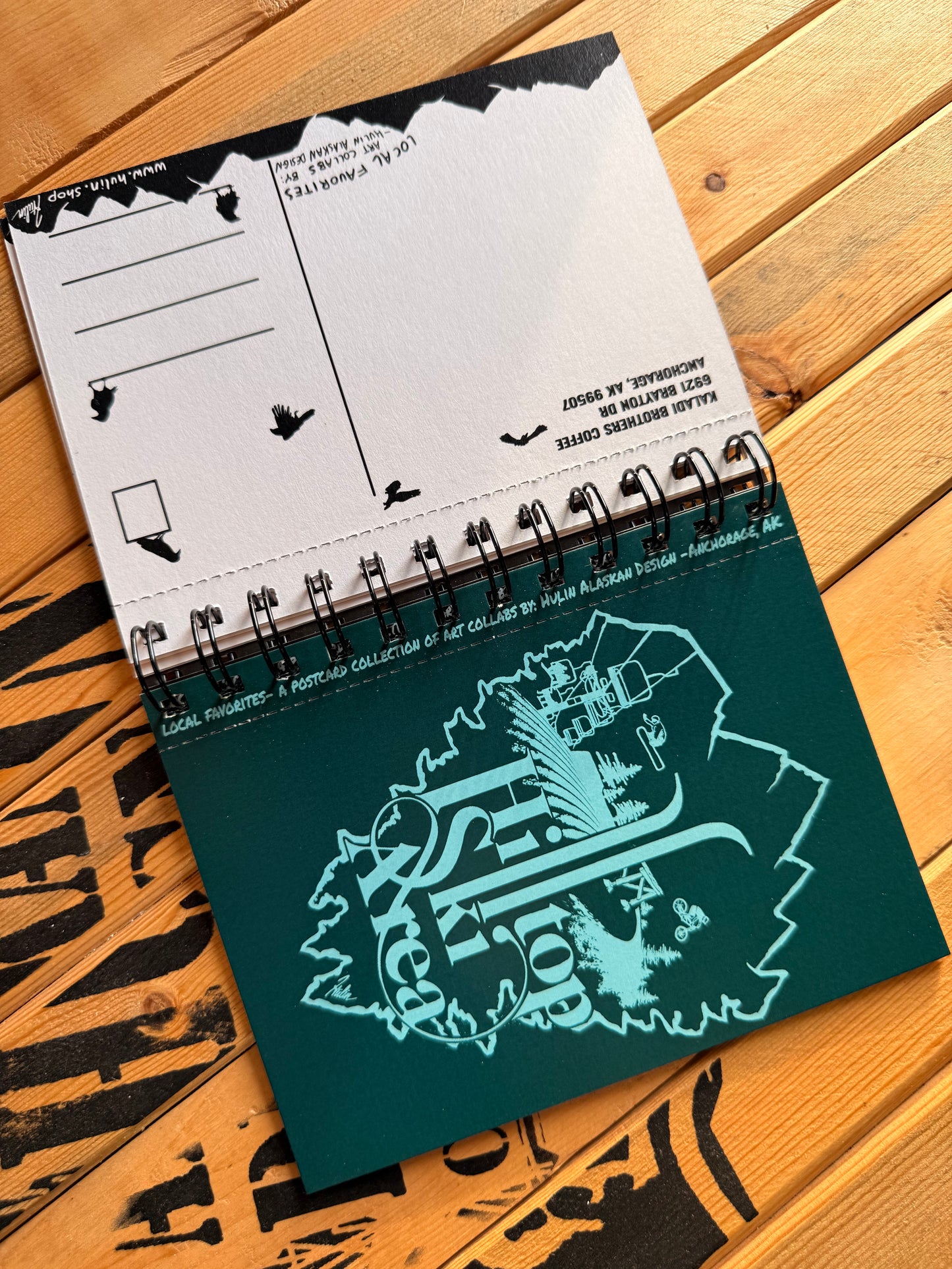 “Local Favorites” postcard art collection