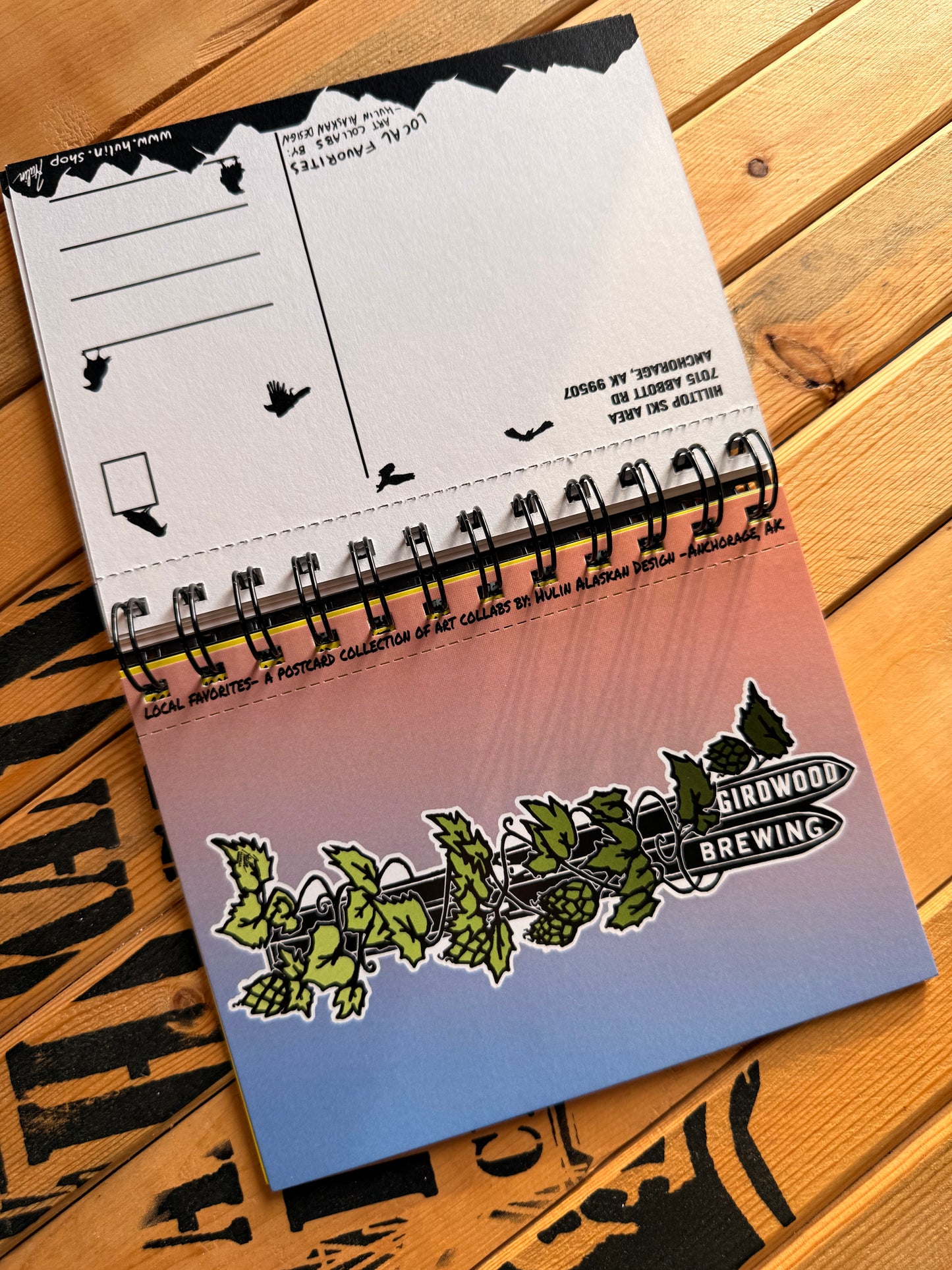 “Local Favorites” postcard art collection