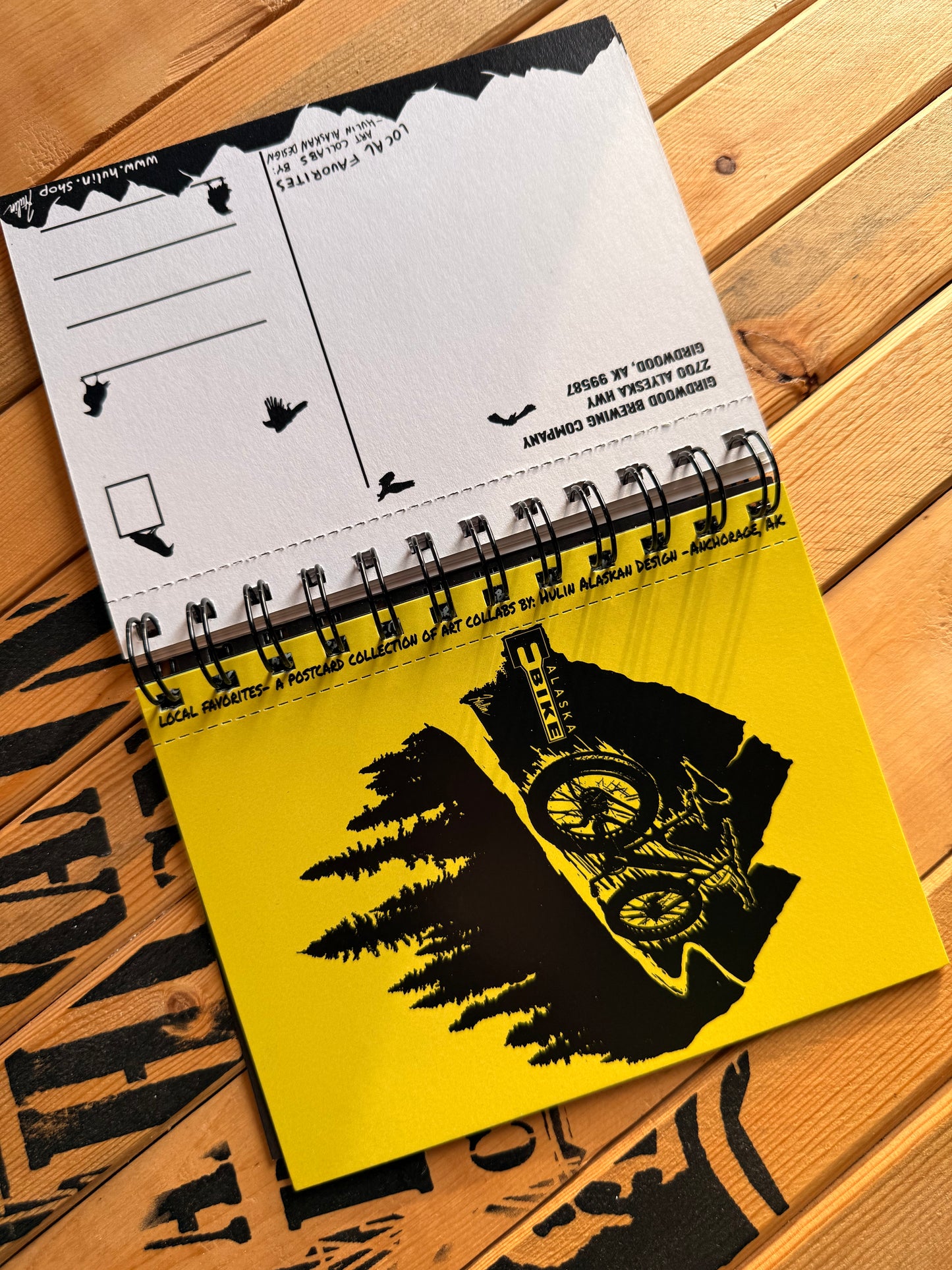 “Local Favorites” postcard art collection