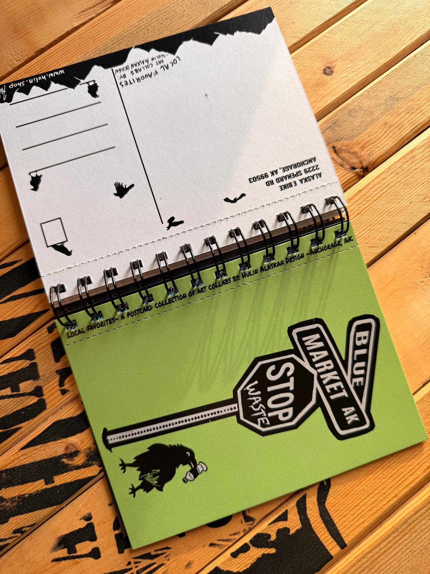 “Local Favorites” postcard art collection