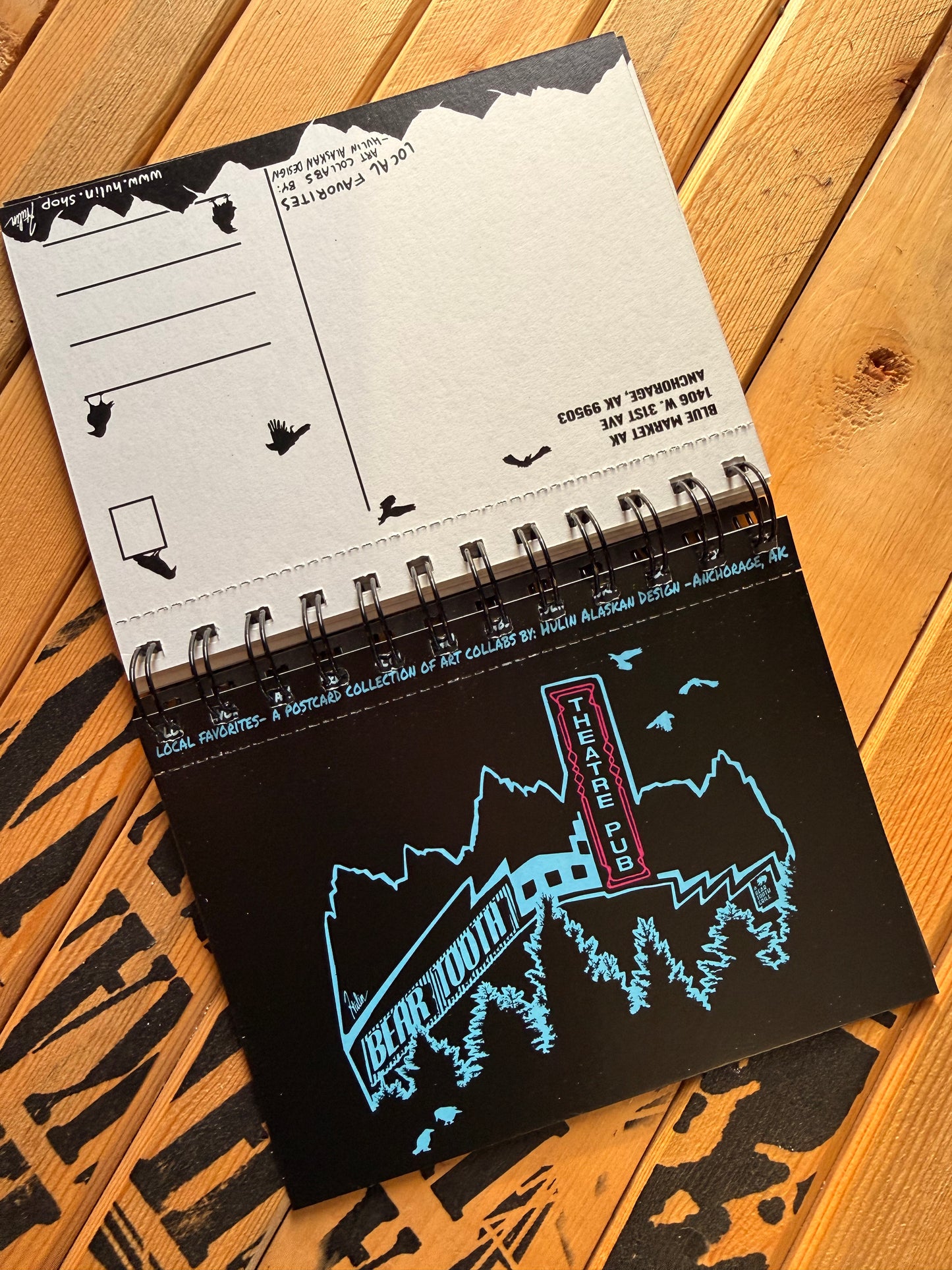 “Local Favorites” postcard art collection