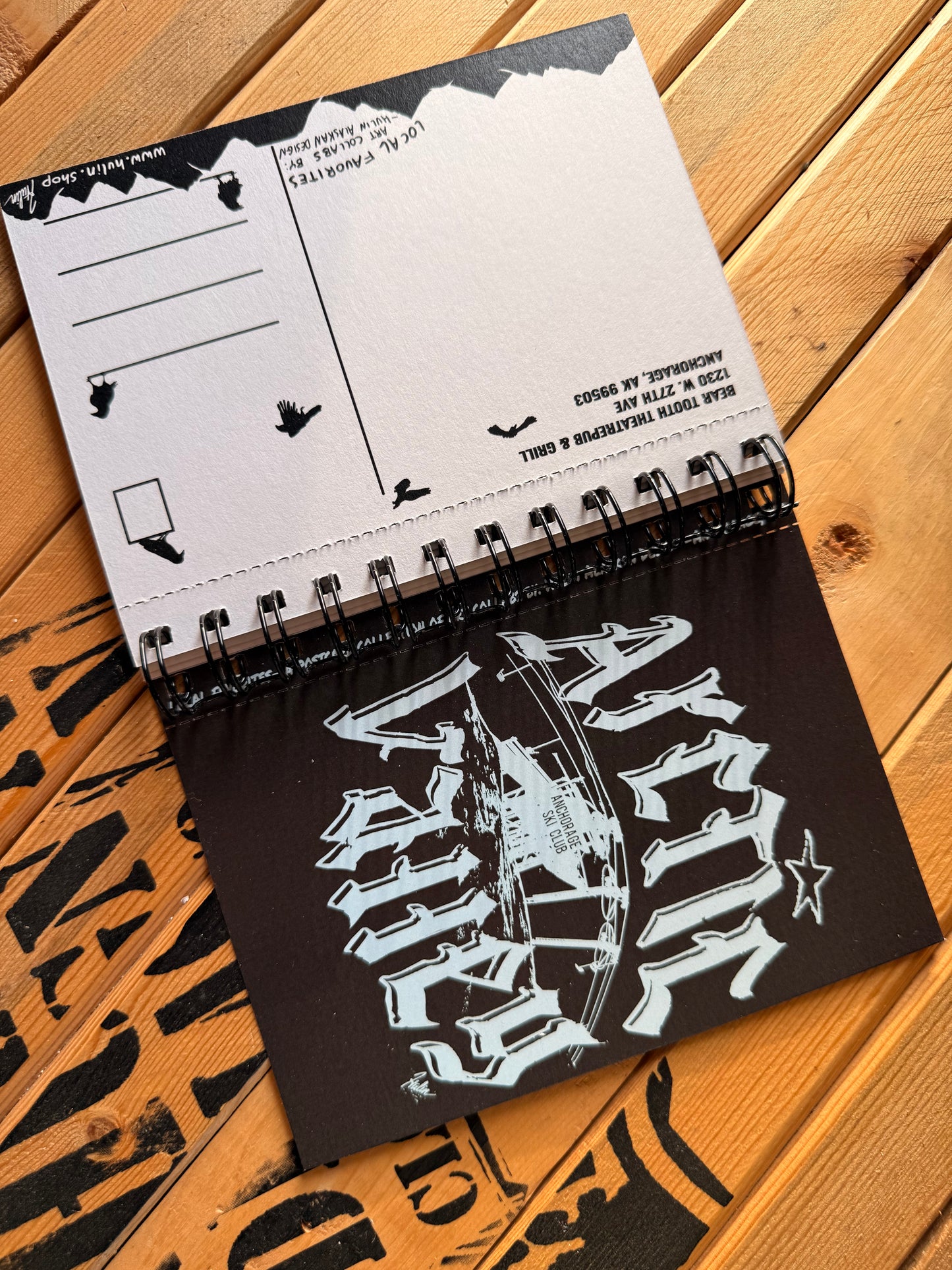 “Local Favorites” postcard art collection