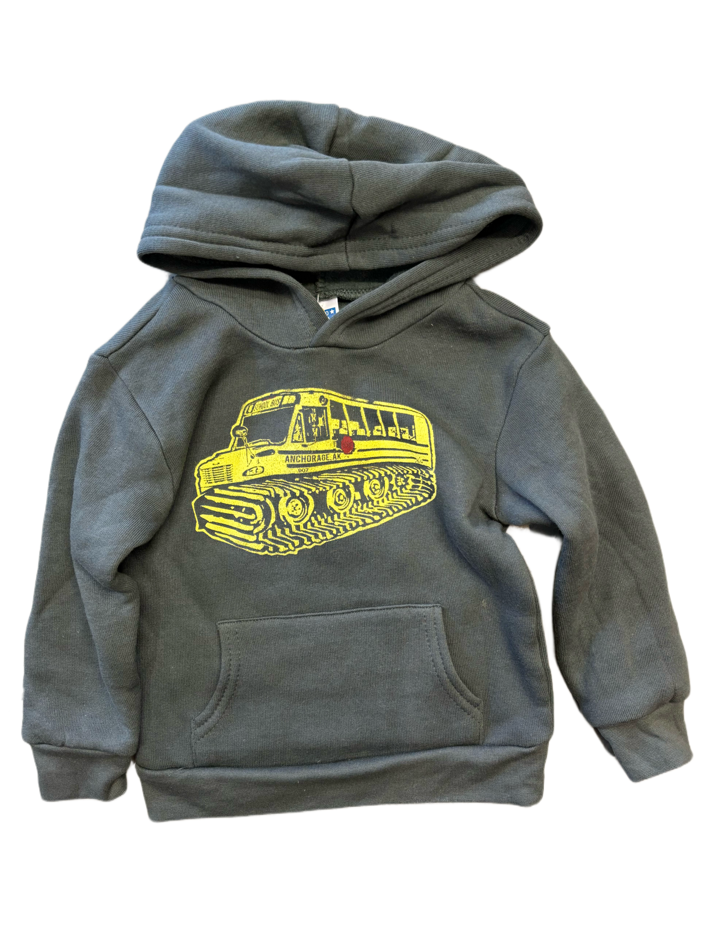 "Snow Day, School Bus" Kids Hoodie