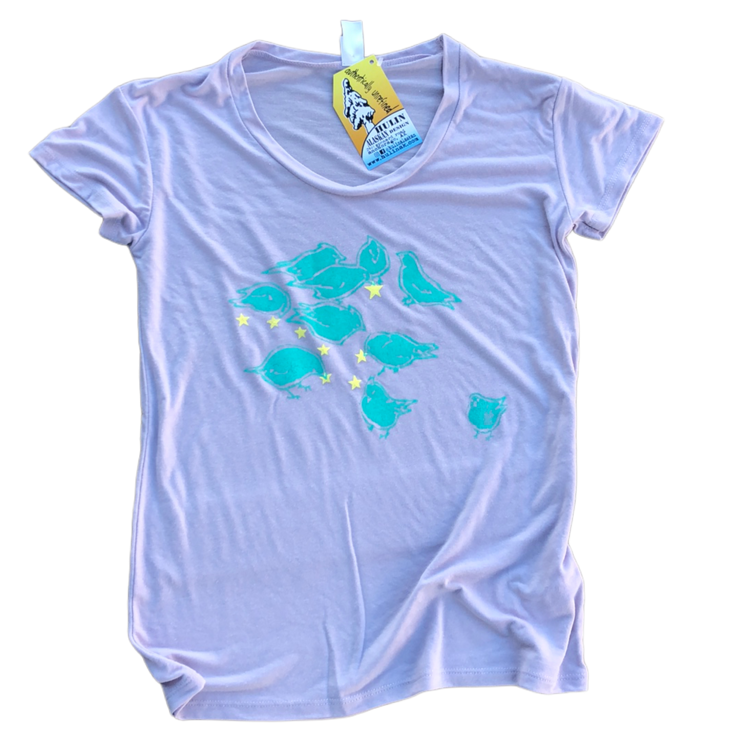 "Birds Feeding on Stars" Women's T-Shirt