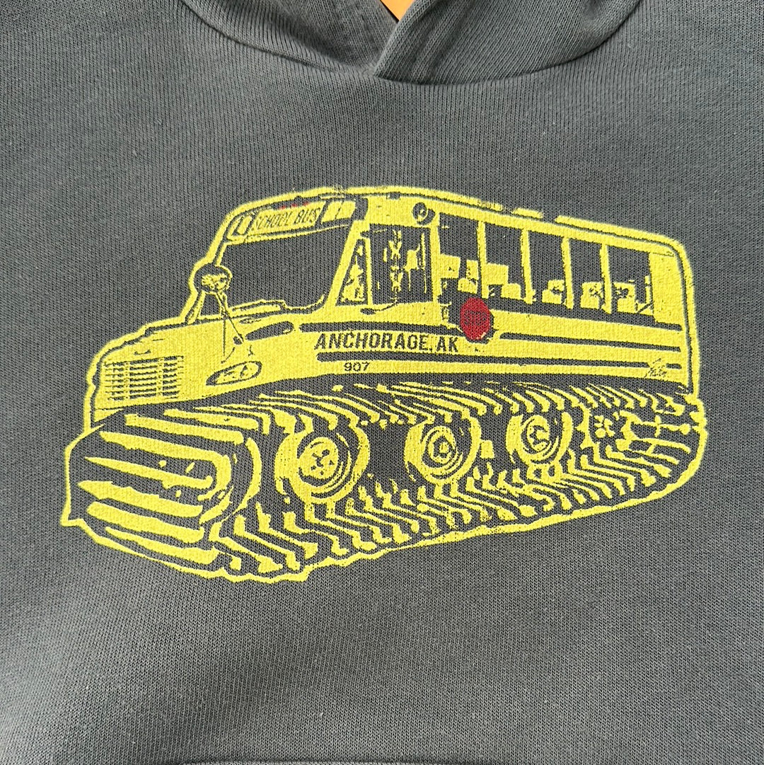 "Snow Day, School Bus" Kids Hoodie