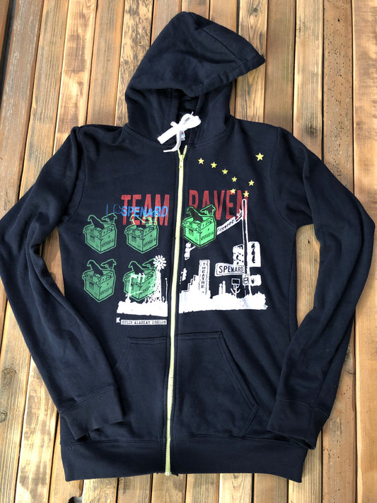 I heart Spenard limited edition zip hoodies